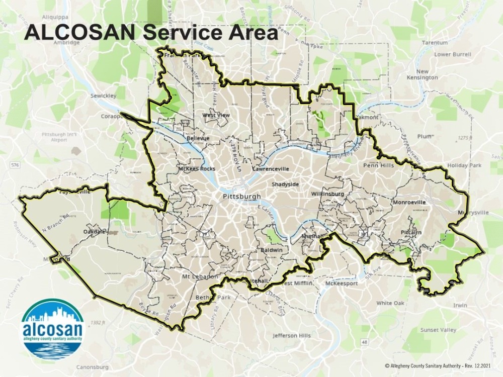 ALCOSAN Service Area