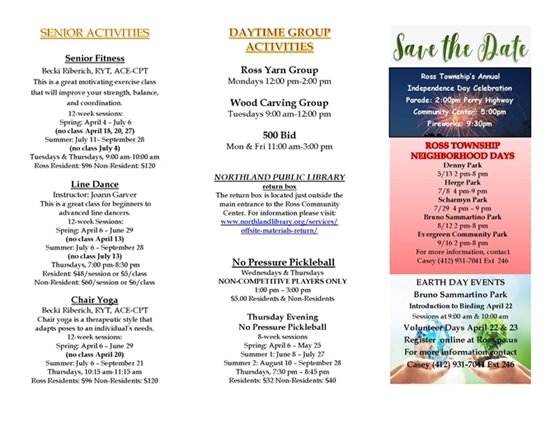 Parks & Rec Programming