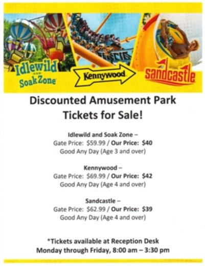 Discounted Amusement Tickets