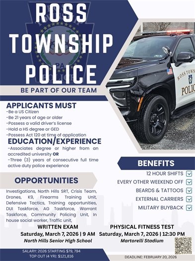 Ross Police - Hiring 