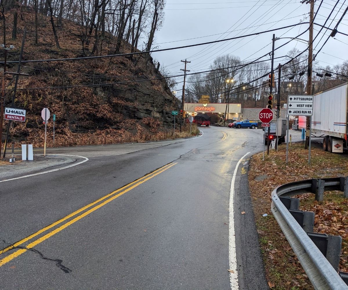 Stop Intersection - Jacks Run Rd. and Brighton Rd.